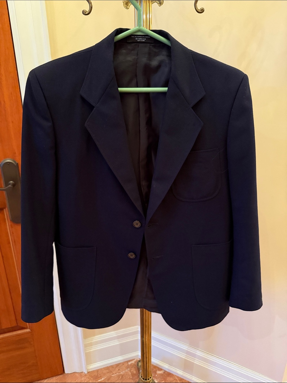 Classic Youth Boys Navy Blazer - Timeless Two-Button Jacket